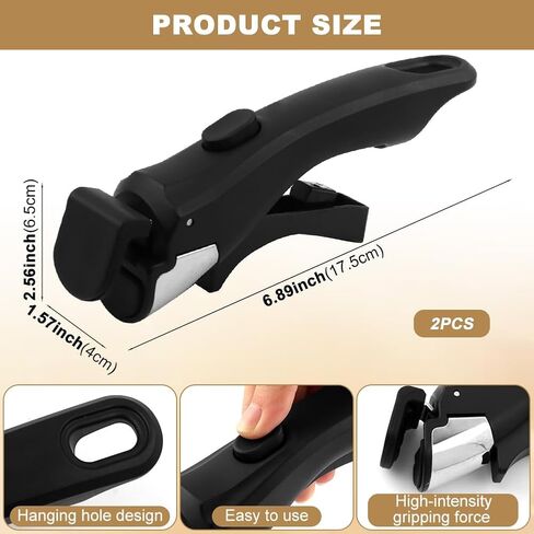 2Pack Detachable Pot Handle, Bakelite Locking Pan Handle For Pots | Universal Locking Pan Handle,Heat-Resistant Bakelite,Tool-Free Installation, For Pots Pans Skillets Kitchen & Camping in Saudi Arabia