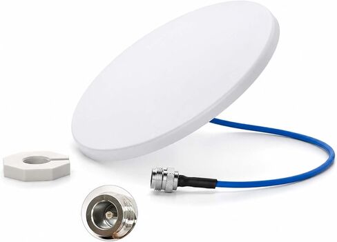 Ultra Thin OmniDirectional Indoor Dome Ceiling Antenna 5G 4G LTE Ceiling Mount Cell Phone Antenna 600-6000MHz 2.4G 5.8G High Gain Antenna for Cell Phone Signal Booster for Home & Office in Saudi Arabia