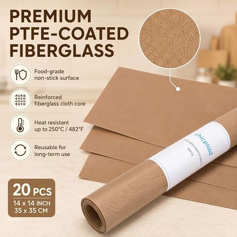 20 Pcs 14x14 Inch Food Dehydrator Sheets – Non-stick Reusable Drying Mats for Oven, Bbq, Dehydrators, Anti-splashing in Saudi Arabia