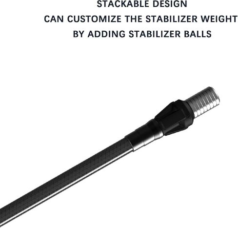 DEERACE Bow Stabilizer Ball Dampers Recurve Compound Bow Silencers Shock Absorbers Archery Bow Stabilizers Ball for Recurve Compound Bow in Saudi Arabia