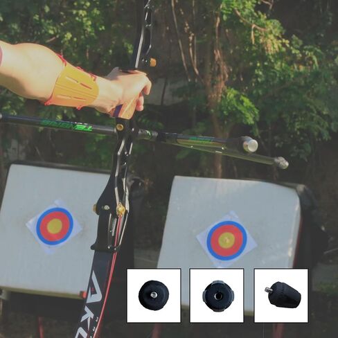 DEERACE Bow Stabilizer Ball Dampers Recurve Compound Bow Silencers Shock Absorbers Archery Bow Stabilizers Ball for Recurve Compound Bow in Saudi Arabia