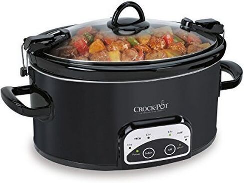 Crock-Pot Programmable 6 Quart Slow Cooker - Black in Saudi Arabia