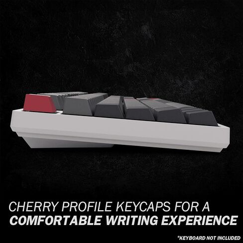 HK GAMING Custom Keycaps | Dye Sublimation PBT Keycap Set for Mechanical Keyboard | 139 Keys | Cherry Profile | ANSI US-Layout | Compatible with Cherry MX, Gateron, Kailh, Outemu | Stealth Dolch in Saudi Arabia