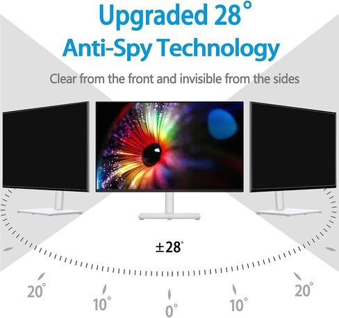 [1 Pack] Twugs Computer Privacy Screen 21.5 Inch, Privacy Screen for Computer Monitor, Anti-Glare & Anti-Blue Light Privacy Filter for Computer Display in Saudi Arabia