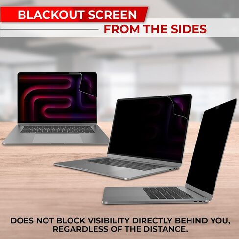 SightPro 14 Inch Privacy Screen for MacBook Pro(2021-2026, M1-M5) Monitor - Removable Laptop Privacy Filter Shield and Protector in Saudi Arabia