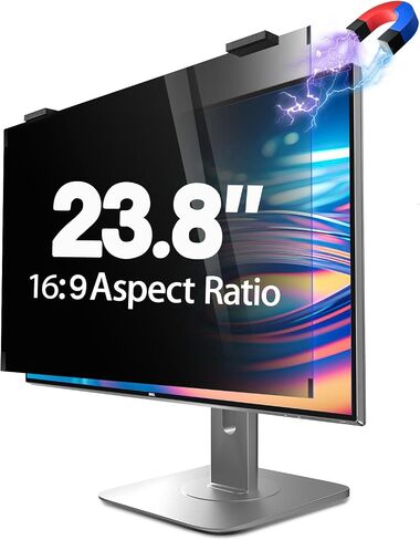 HD Laptop Privacy Screen 14 inch, Upgraded Laptop Privacy Screen for 16:9 Widescreen Removable Anti Glare Cover and Blue Light UV-Blocking Filter in Saudi Arabia