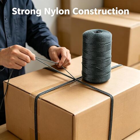 Fishing Net Repair Line, 984ft Nylon String Wrapping Rope Fish Net Repair Twine Nylon Cord Twine for Garden Tomato Climbing Plant Tie Floristry Fishing Wrapping Camping and Outdoor Survival in Saudi Arabia