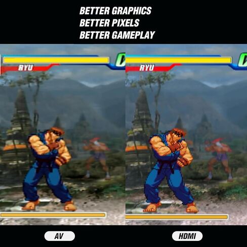 BITFUNX PS2 to HDMI™ Adapter, for PS2 Console All Version | Supports RGB and YPbPr Component Modes for PS2 Games, with Built-in Switch, Plug&Play, No Delay, No Extra Power in Saudi Arabia