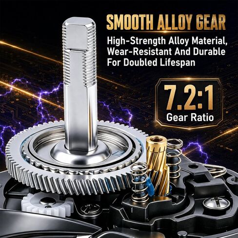 Sougayilang Upgraded DC Baitcasting Reel with Digital Control Braking, Carbon Fiber Handle, 7+1 Stainless Steel Bearings, 7.2:1 Gear Ratio, Brass Gear, Audible Drag Clicker in Saudi Arabia