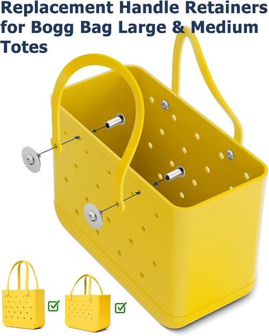 Handle Screw Replacement Kit for Bogg Bag Beach Totes, 304 Stainless Steel Chicago Screw Rivets with Washers and Hex Wrenches, Beach Tote Handle Repair Fasteners in Saudi Arabia
