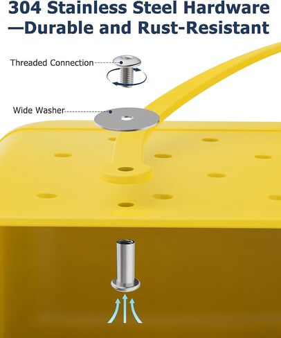 Handle Screw Replacement Kit for Bogg Bag Beach Totes, 304 Stainless Steel Chicago Screw Rivets with Washers and Hex Wrenches, Beach Tote Handle Repair Fasteners in Saudi Arabia