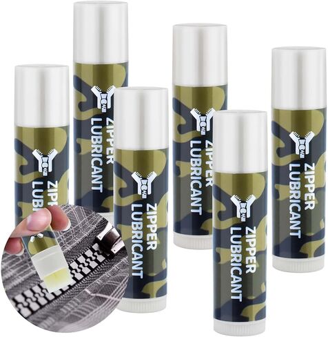 Hunting Zipper Wax Sticks Portable Snap Lubricant Sticks Camouflage Snap Stick Zipper Lubricant Zipper Lube for Hunting Clothing Backpacks Tents Wetsuits Drysuits in Saudi Arabia