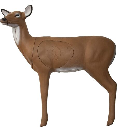 BIGSHOT Pro Hunter 3D Doe Deer Archery Target - Self-Healing Foam for Broadheads & Field Points - Weather Resistant with Replaceable Core - Competition Grade for Compound Bow & Crossbow Practice in Saudi Arabia