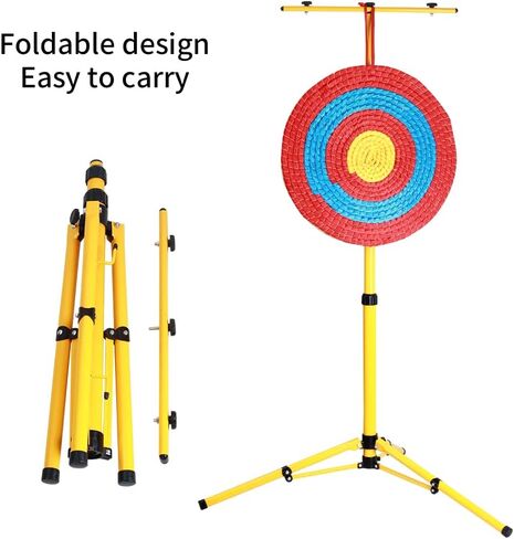 Archery Target and Target Stand for Backyard, Durable Bow and Arrow Straw Target for Youth Outdoor Shooting Practice in Saudi Arabia