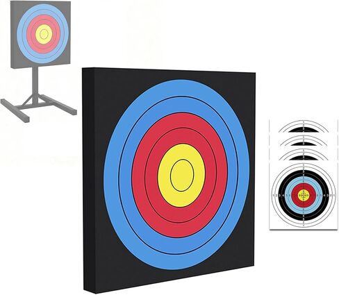Archery 20" Foam Target for Backyard EVA Arrow Target Square Moving Foam Targets for Outdoor Shooting Practice Training Compound Bow and Recurve Bow in Saudi Arabia