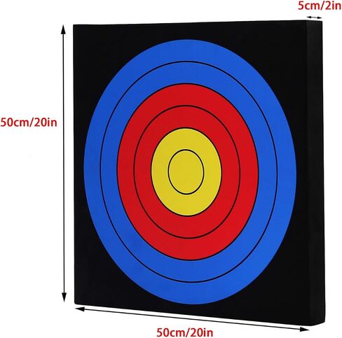 Archery 20" Foam Target for Backyard EVA Arrow Target Square Moving Foam Targets for Outdoor Shooting Practice Training Compound Bow and Recurve Bow in Saudi Arabia
