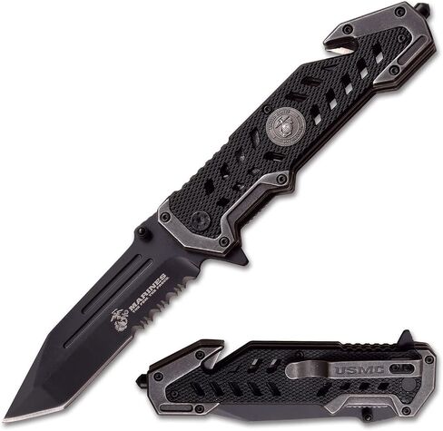 U.S. Marines by Mtech USA M-A1052 Series Spring Assist Folding Knife, 5-Inch Closed in Saudi Arabia