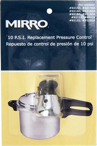 Mirro 92110 Stainless Steel Pressure Cooker and Canner Control, 10-PSI for Model 92140 92140A 92160 92160A 92180 92180A 92112 92116 92122 92122A | Maintains Consistent Pressure, Durable Construction for Longevity, Fits Mirro Models 92140 92140A 92160 9216 in Saudi Arabia
