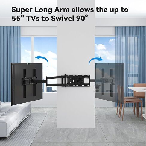 FORGING MOUNT Long Arm Corner TV Wall Mount for 26-60 Inch TVs in Kuwait