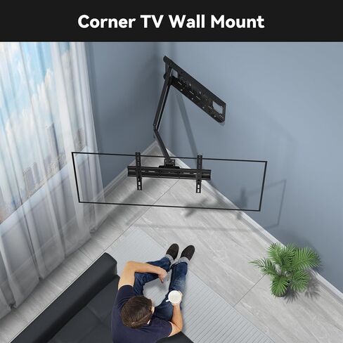FORGING MOUNT Long Arm Corner TV Wall Mount for 26-60 Inch TVs in Kuwait