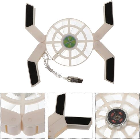 Sosoport Foldable Laptop Cooler Fan with Large Air Output Portable Plastic Laptop Cooling Device for Office Workers in Kuwait