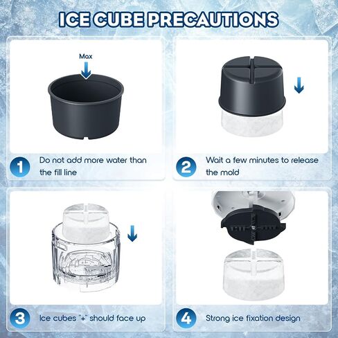 Shave Ice Attachment for Kitchenaid Stand Mixer | Shaved Ice Machine for Kitchen aid with Coarse and Fine Blades, 8 Ice Cube Molds, Snow Cone Maker in Saudi Arabia