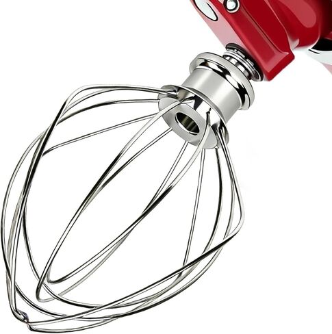 K45WW 6 Wire Whip Attachment for KitchenAid 4.5-5 QT Tilt-Head | Stainless Steel Whisk Attachment for KitchenAid Tilt-Head Stand Mixer. Dishwasher Safe. Replacement for K45WW in Saudi Arabia