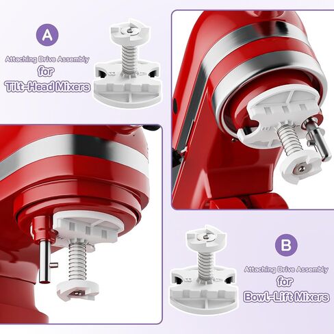 Ice Cream Maker Attachment for KitchenAid Stand Mixer, 2 Qt Ice Cream Bowl | Fits 4.5Qt and Larger KitchenAid Stand Mixers, For Ice Cream, Frozen Yogurt, Sorbet & Gelato by Focollk in Saudi Arabia