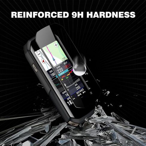 2‑Pack Tempered Glass Screen Protector for Garmin Edge 1050 – 9H Hardness Anti‑Scratch, HD Clear with Oleophobic Coating, Precision Fit for Curved GPS Cycling Touchscreen in Saudi Arabia