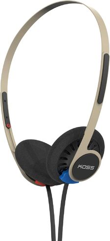 Koss KPH40 Utility On-Ear Headphones, Stealth Grey, Interchangeable Cord | Lightweight, Ultra-Wide Frequency Response, Stainless Steel Adjustable Headband in Saudi Arabia