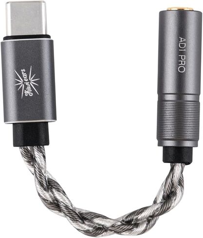Kiwi Ears AD1 Pro USB C Portable IEM Earphone Amplifier with DAC Chip | Web Custom EQ Tuning, Type C for Phone PC Tablet, Ultra-Low Noise for HiFi Enthusiasts, Music Lovers, Gamers(Type-C to 3.5mm) in Saudi Arabia