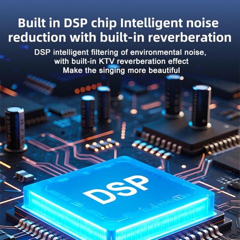 Portable Sound Card, Small Handheld Sound Card Set for Podcasting,HD Sound External Sound Card for Live Streaming/Karaoke/Gaming,Voice Changer Sound Card for Android/iOS/Windows in Saudi Arabia