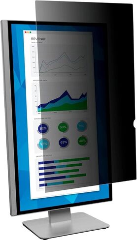 3M Privacy Filter for 32in Monitor, 16:9, PF320W9B, Plastic in Kuwait