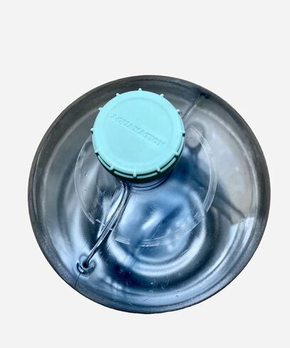 AquaNation Dew Cap Replacement - 55mm Snap On Crown Top Fit 3 & 5 Gallon Water Bottles Snug & Tight Leak Proof Reusable BPA-Free Jug Lids (4 Dew Caps) in Saudi Arabia