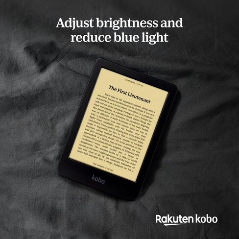 Kobo Clara BW Black eReader & Black SleepCover Bundle | 6" Glare-Free Touchscreen with ComfortLight PRO | Dark Mode Option | Waterproof | Built-in-2-Way Stand Cover in Saudi Arabia