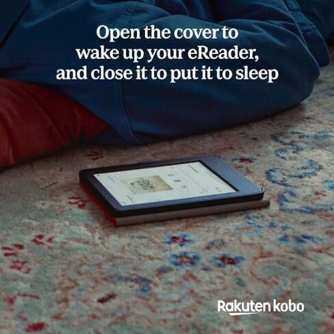 Kobo Clara BW Black eReader & Black SleepCover Bundle | 6" Glare-Free Touchscreen with ComfortLight PRO | Dark Mode Option | Waterproof | Built-in-2-Way Stand Cover in Saudi Arabia