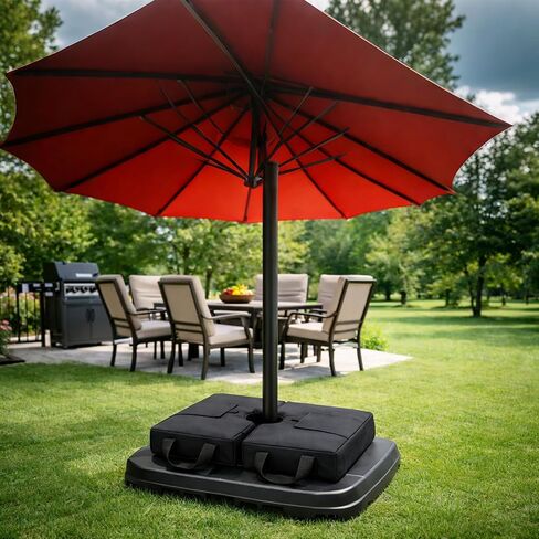 Sand Bags for Weight, 2 Sports Net Sandbags 70lbs (Without Sand) | Heavy Duty Weighted Base Anchor for Soccer Goals Basketball Hoop Golf Nets Football Nets Hockey Nets Hold Down Umbrella Base in Saudi Arabia