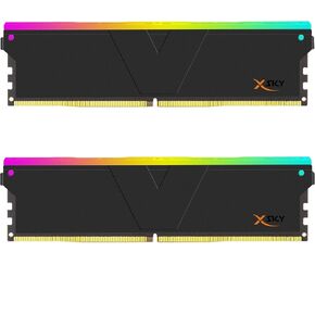 V-Color Manta XSky DDR5 32GB (2x16GB) 6000MHz CL30 SK Hynix IC RGB Gaming Desktop Memory Module Black, for AMD EXPO TMXSAL1660830KWK in Saudi Arabia