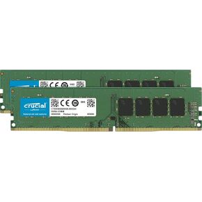 Crucial 32GB Kit (16GBx2), 288-pin DIMM, DDR4 PC4-21300, in Saudi Arabia