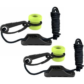 2010 Durable Downrigger Weight Retriever Kit - 98-Inch Cord with Snap, Cleat & Fairlead for Safe and Easy Weight Management - Ideal for Trolling and Deep-Sea Fishing in Saudi Arabia