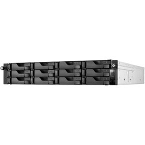 Asustor Lockerstor 12 Pro Gen2 AS7212RDX 12 Bay NAS، AMD Ryzen 7 Pro 7745 وحدة المعالجة المركزية 8-Core 3.8 جيجا هرتز، منافذ 1 جيجا بايت مزدوجة، منافذ 10 جيجا بايت مزدوجة، ذاكرة وصول عشوائي 16 جيجا بايت ECC DDR5، 2U Rackmount Server Enterprise NAS (بدون أ in Kuwait