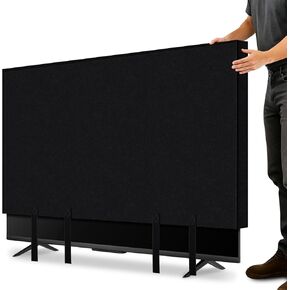 TV Cover for Moving & Shipping, Heavy Duty Felt TV Cover 50"-55" Flat Screen, Anti-Scratch TV Protector with Bottom Strap, Protect Your TV During Moving, Storage, Renovation & From Pet Scratches in Saudi Arabia