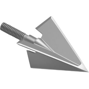 DEEPOWER 6 Pack Broadheads 100 Grain 1+1/8" Cut 3 Blade Archery Arrow Solid Hunting Broadhead 420 Stainless Steel for Crossbow and Compound Bow in Saudi Arabia
