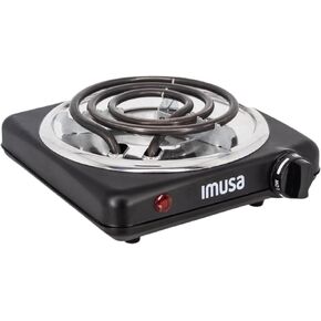 IMUSA Mini Single Electric Burner Portable 1000W, Black in Saudi Arabia