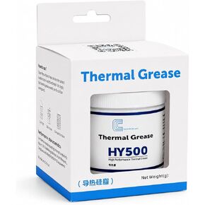HY500-100g CPU Thermal Heatsink Grease Paste Compound Thermal Conductivity: >1.93W/m-k Carbon Based High Performance for CPU PC GPU -100 Grams in Saudi Arabia