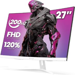 CRUA 32" FHD 1080P 240Hz Curved Gaming Monitor, 1800R, AMD FreeSync, Black | VA Screen, 120%sRGB, 3500:1, Low Blue Light, HDMI 2.0/DP 1.4 and 100x100mm Wall Mount For PC Gaming, Streaming and Work in Saudi Arabia