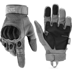 Glove Station Hard Knuckle Utility Gloves, Touchscreen, THKFF, Black, Large | TPR Impact Shield, Touchscreen Compatible - Motorcycle, Outdoor & Utility Use in Saudi Arabia