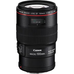Canon EF 100mm f/2.8L IS USM Macro Lens for Canon Digital SLR Cameras (Renewed) in Kuwait