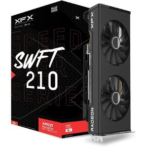 إصدار الألعاب XFX Swift AMD Radeon RX 9070 XT Triple Fan مع 16 جيجابايت GDDR6 HDMI 3xDP، RDNA 4 RX-97TSWF3B9، بطاقة رسومات، متوافقة مع أجهزة الكمبيوتر المكتبية in Kuwait