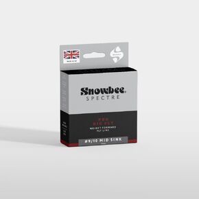 Snowbee Spectre Pro Big Fly Mid Sink Fly Line – 92 ft Mid-Sink Weight Forward Fishing Line, Mid Grey/Deep Red, 4 IPS Sink Rate in Saudi Arabia